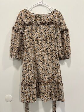 Max Studio Floral Ruffle Dress